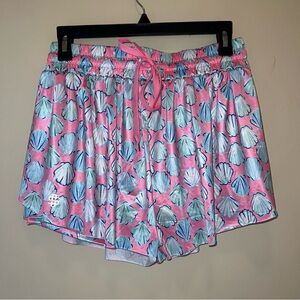 Simply Southern Pink and Blue Patterned Shorts